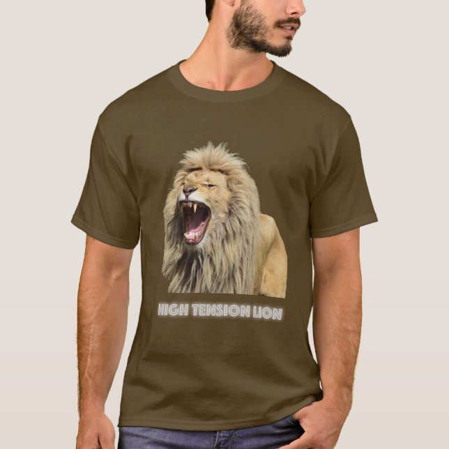 Camiseta León de alta tensión (Anverso)