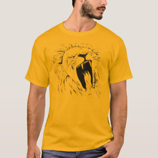 Camiseta León de bostezo