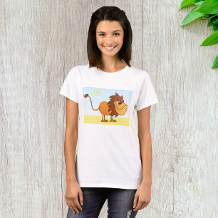 Camiseta León de dibujos animados divertido en el sol Anima