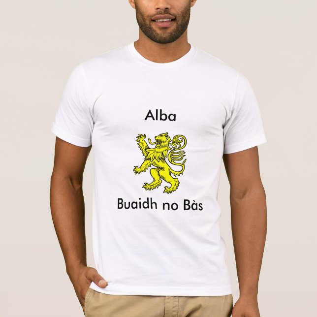 Camiseta León de Escocia desenfrenado (Anverso)