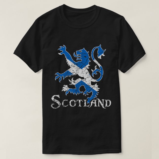 Camiseta León de Escocia Rampant Escocia Escocia Escocia (Diseño del anverso)