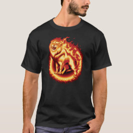 Camiseta León de Fuego ruidoso