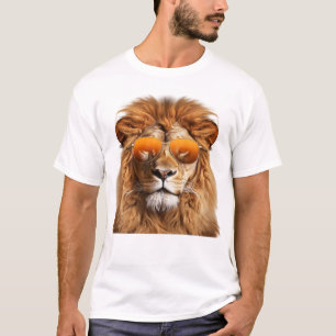 Camiseta León de gafas de sol