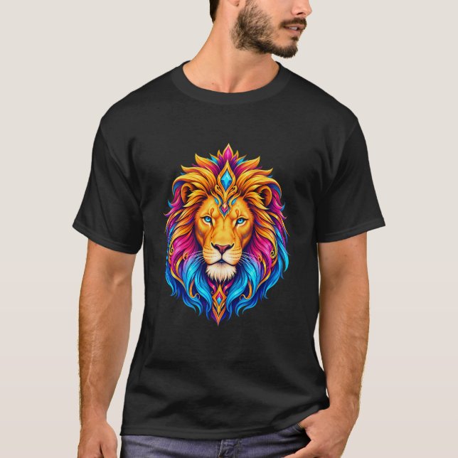 Camiseta León de gema radiante (Anverso)