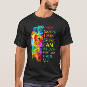 Camiseta León de Guay Soy Valiente Estoy Bruto Este Soy Yo