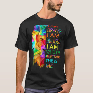 Camiseta León de Guay Soy Valiente Estoy Bruto Este Soy Yo 