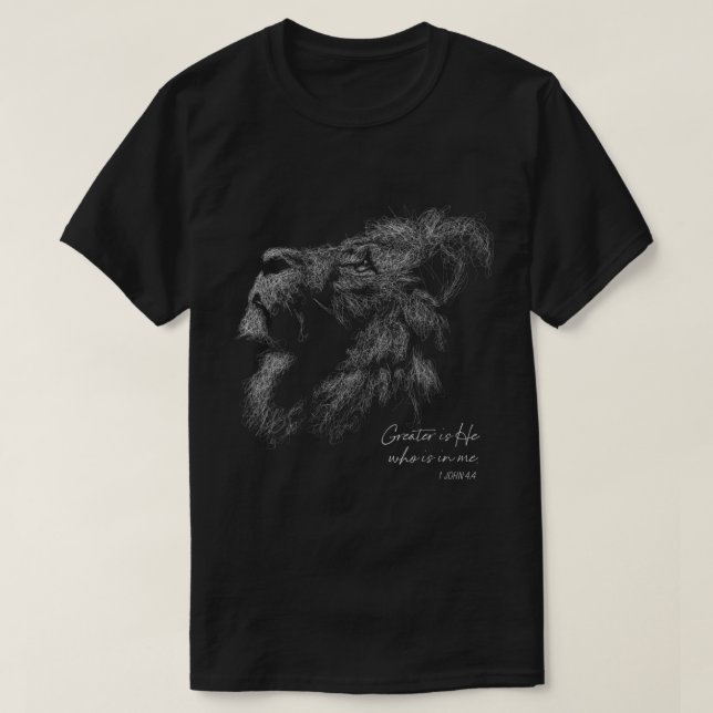 Camiseta León de Judá Cristiano (Diseño del anverso)