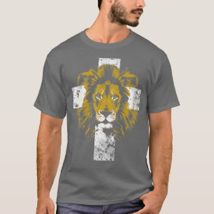 Camiseta León de Judá Cruz Cristiano