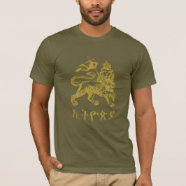 Camiseta León de Judá Haile Selassie I Jah Rastafari ÉL