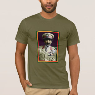 Camiseta León de Judá Jah Ejército INI Haile Selassie Rasta