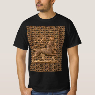 Camiseta León de Judá Jah Ejército INI Haile Selassie Rasta