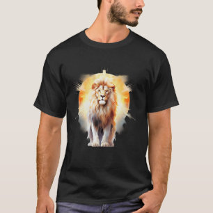 Camiseta León De Judá León Cruz De León Cristiano Jesús Heb