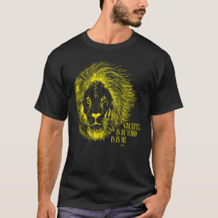 Camiseta León De Judá Más Grande Es Cristiano Para Los Homb