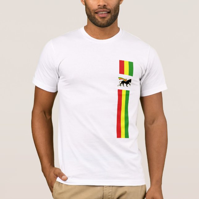 Camiseta León De Judá - Rasta (Anverso)
