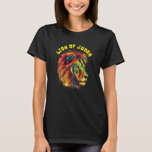 Camiseta León de Judá Rastafari Jamaica Souvenir Rasta Roo