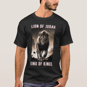 Camiseta León de Judá Rey de Reyes Cristiano