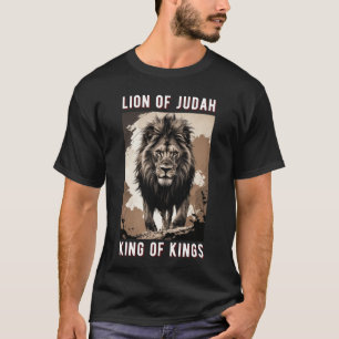 Camiseta León de Judá Rey de Reyes Cristiano
