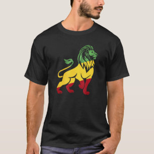 Camiseta León De Judah Guay Reggae Rasta Etiopía Jamaica D