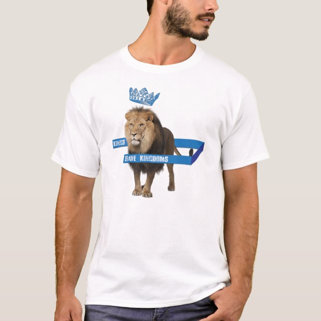 Camiseta León de KHK (azul) (Anverso)