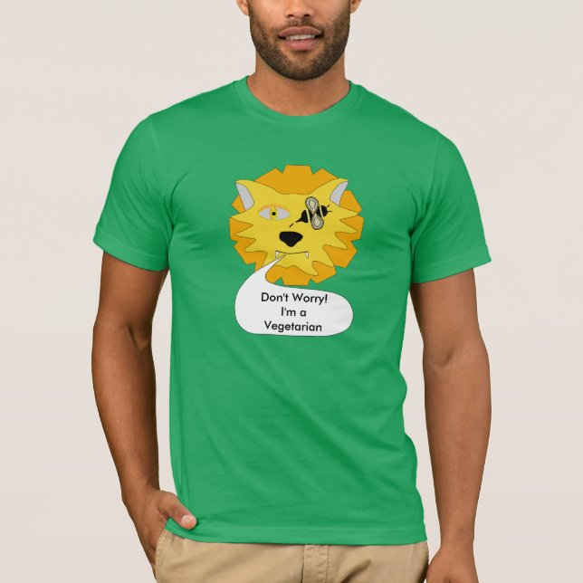 Camiseta León de la abeja del ojo personalizado (Anverso)