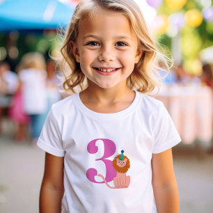 Camiseta León de la fiesta de cumpleaños del año grande ros