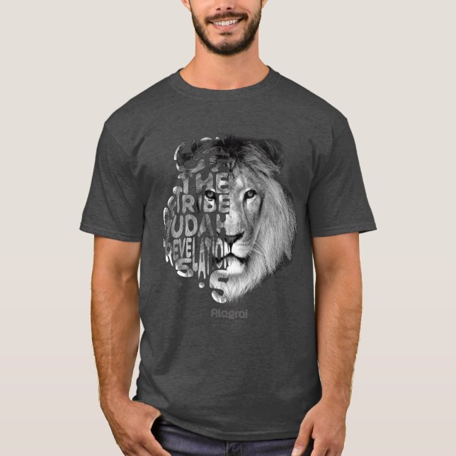 Camiseta León de la tribu de Judá Apocalipsis 55 (Anverso)