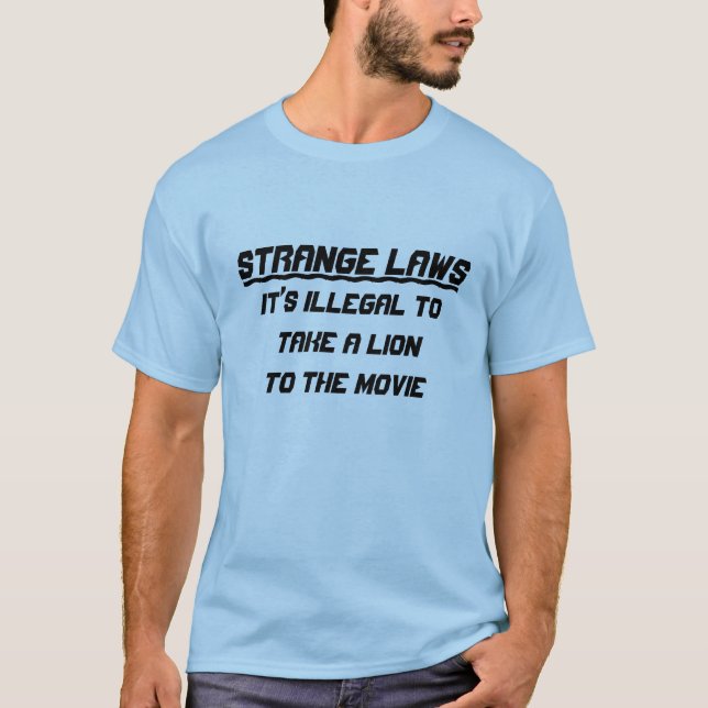 Camiseta León de leyes extrañas en la película (Anverso)
