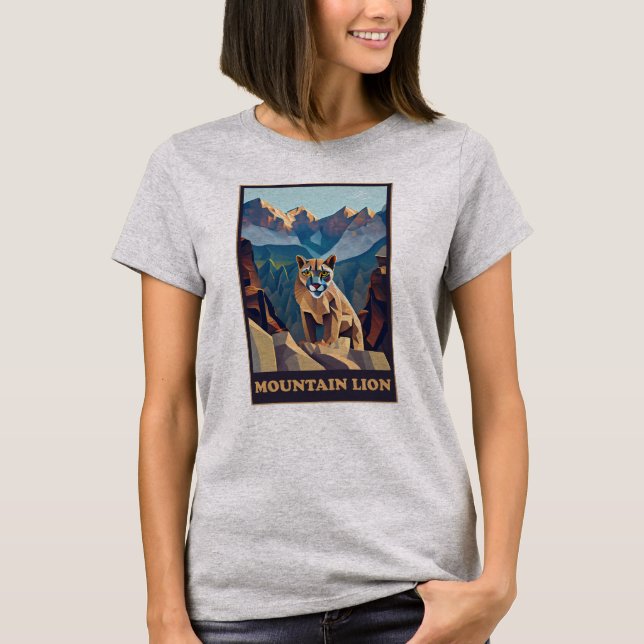 Camiseta León de montaña (Anverso)