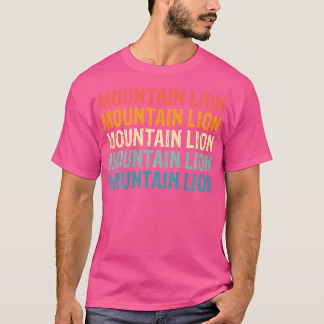 Camiseta León de montaña (Anverso)