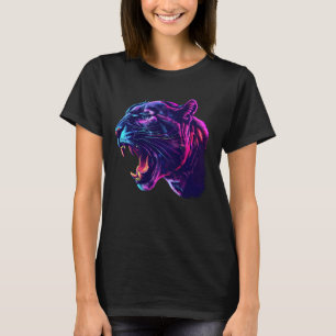 Camiseta León de montaña ruidoso - Fierce Wildlife Art