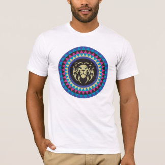 Camiseta león de mosaico