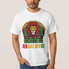 Camiseta León de música reggae