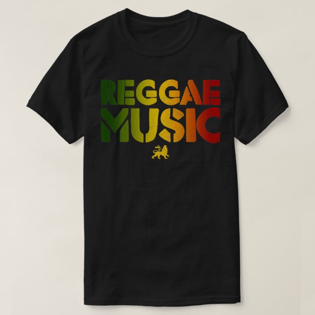 Camiseta León De Música Reggae De Judah Rastafari Rasta Jam (Diseño del anverso)