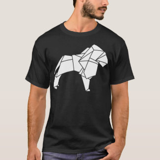 Camiseta León de origami