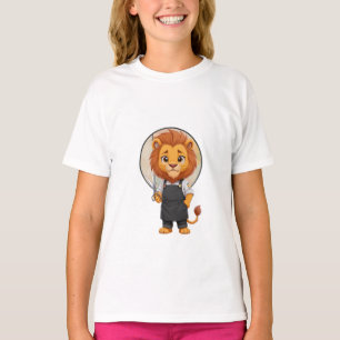 Camiseta León de Peluquería Estilista Niños