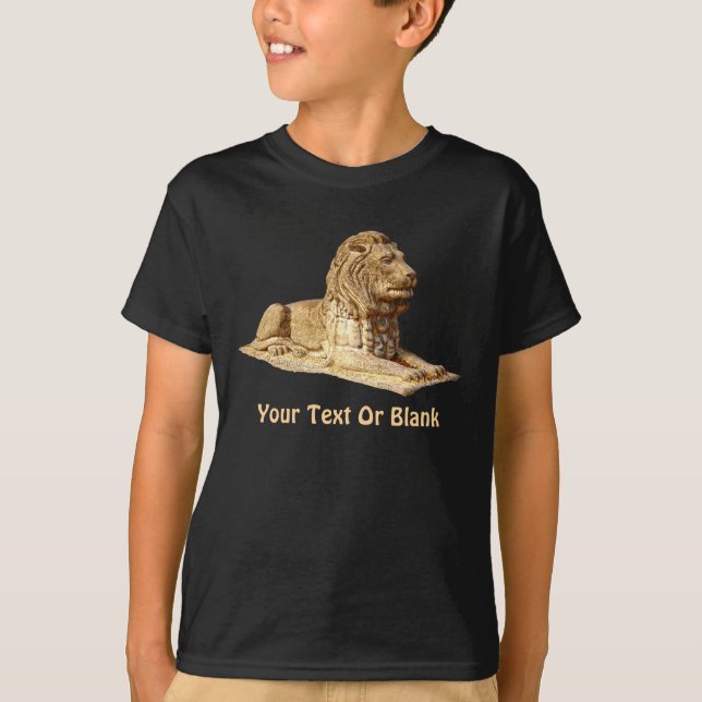 Camiseta León de piedra (Anverso)