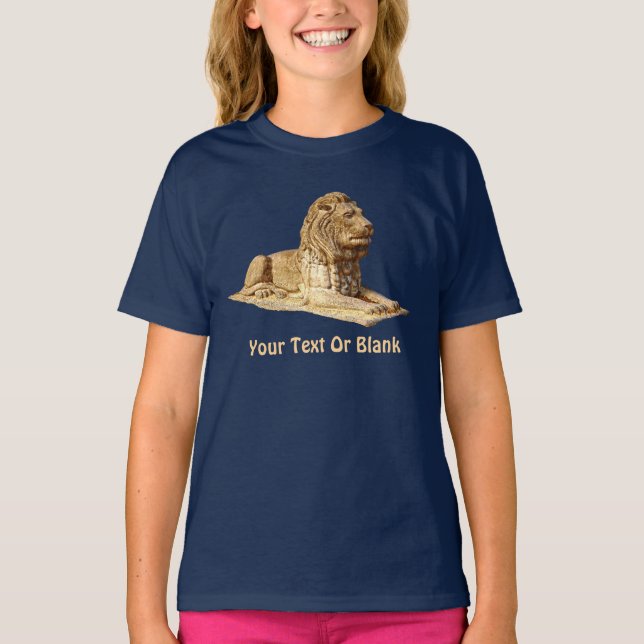 Camiseta León de piedra (Anverso)