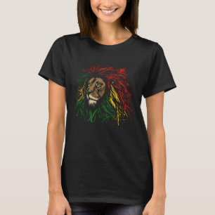 Camiseta León De Reggae Rasta De Judah Jamaica Rastafari