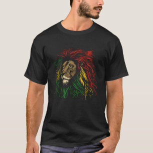 Camiseta León De Reggae Rasta De Judah Jamaica Rastafari