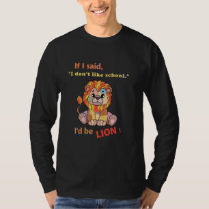 Camiseta León de retazos de animales rellenos si no me gust