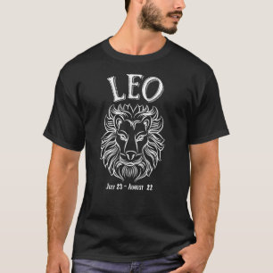 Camiseta León de Rótulo Zodiac Leo Horoscope