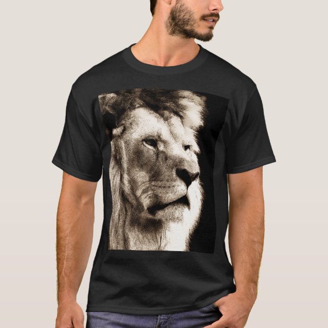 Camiseta León de Sepia (Anverso)