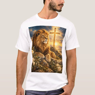 Camiseta León debajo de la Cruz