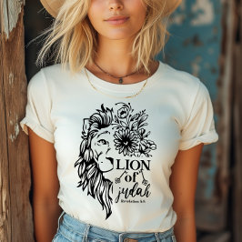 Camiseta León del Apocalipsis de Judá 5:5 Cristiano