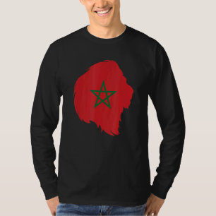 Camiseta León del Atlas de Bandera Marroquí