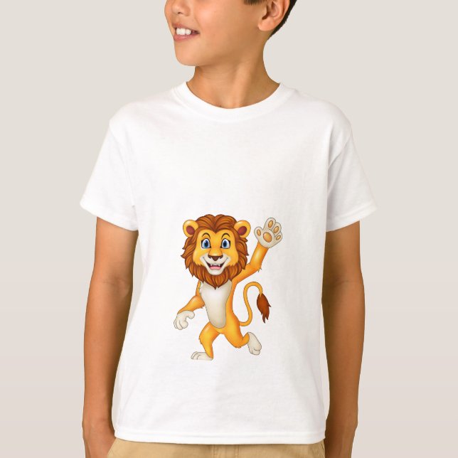Camiseta León del dibujo animado (Anverso)