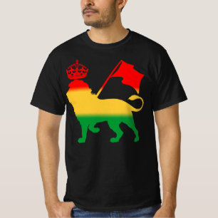 Camiseta León del judah - colores de Jamaica