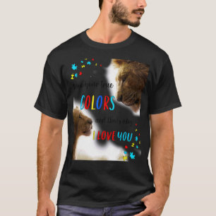 Camiseta León del Rey Conciencia del Autismo Veo Tus Verdad