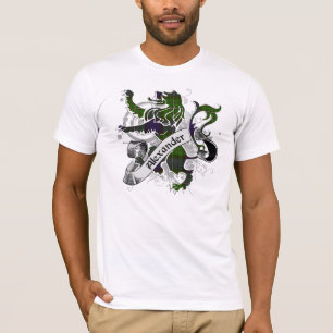 Camiseta León del tartán de Alexander