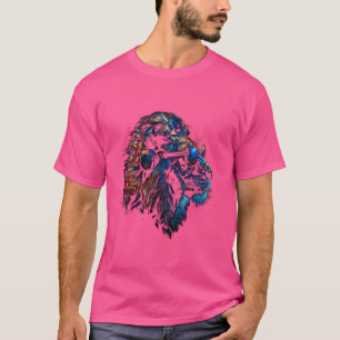 Camiseta León Divertido Amante De Animales Genial Arte Gráf